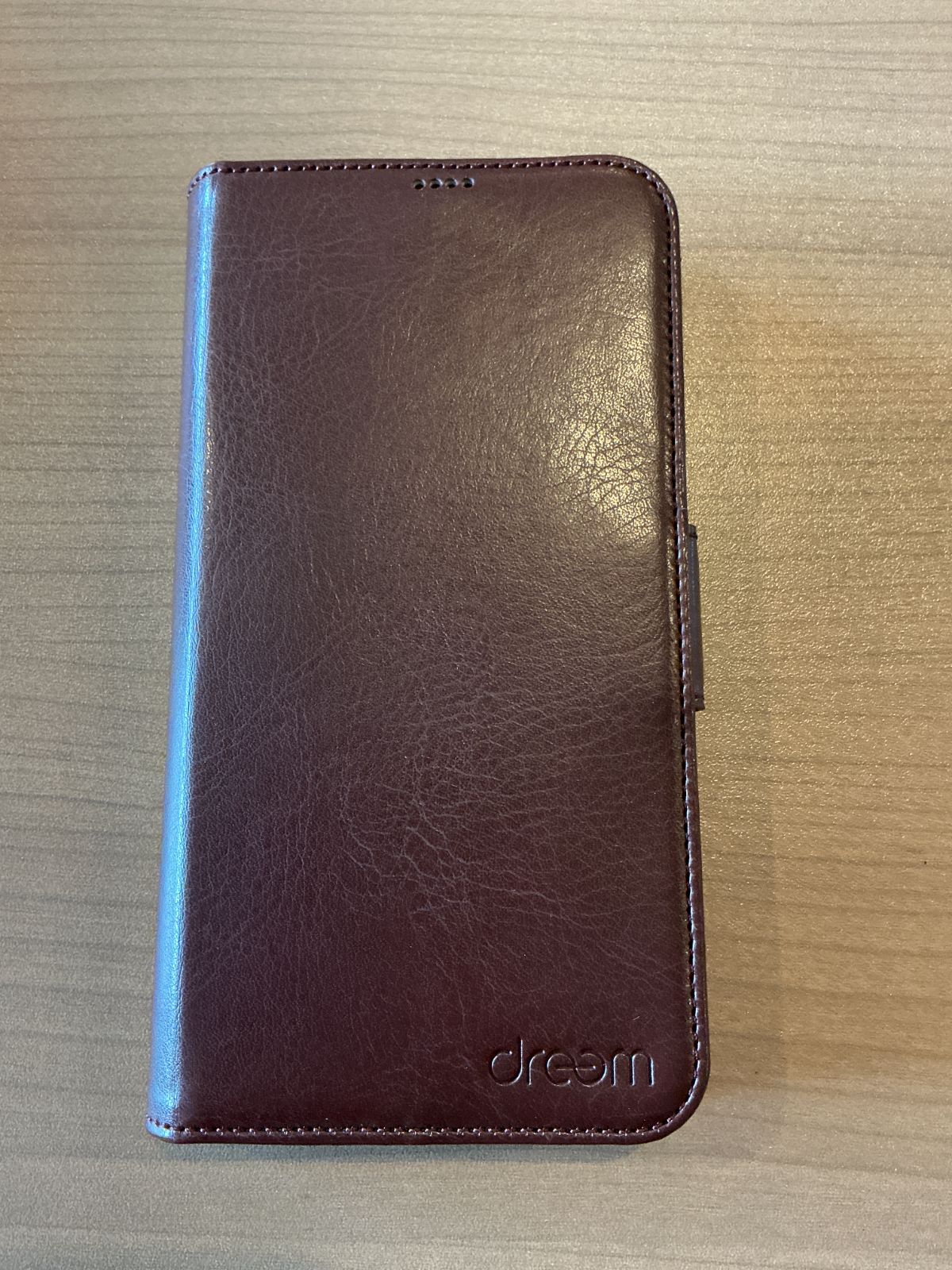 Dreem iphone 15 plus ケースウォレット(コーヒー色)