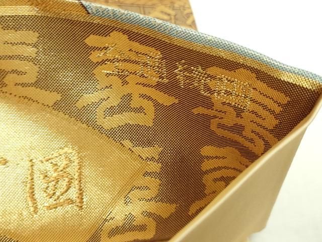 平和屋本店▼全通柄袋帯　洛中洛外図　本金箔　正絹　逸品　DABI1447sf