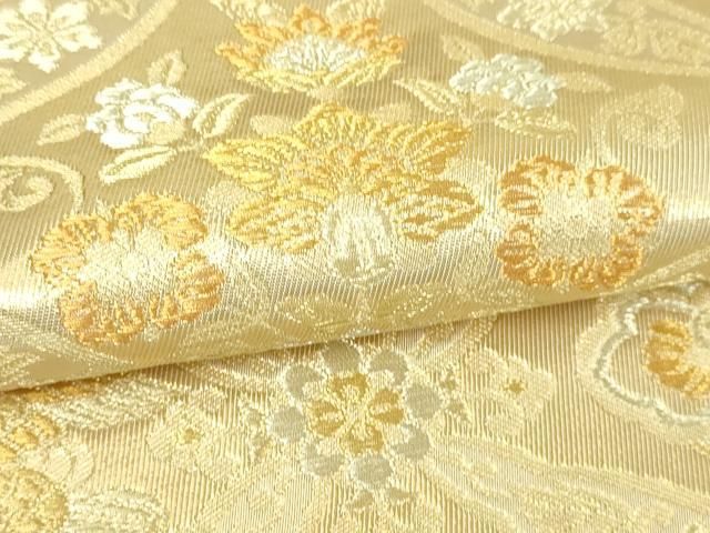 平和屋本店▽六通柄袋帯 七宝花文 本金箔 正絹 逸品 DABI1470sf - メルカリ