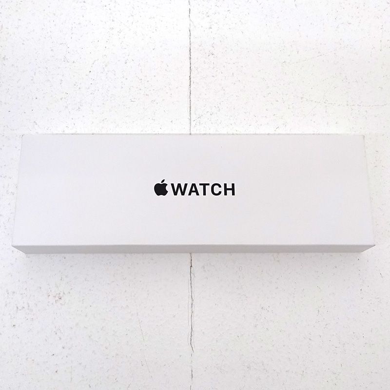 【三重店】Apple Watch SE 3 GPSモデル 40mm スターライトアルミニウムケース MEHV4J/Aとアンカーブルー スポーツバンド M/L MFFW4FE/A【139-E009】