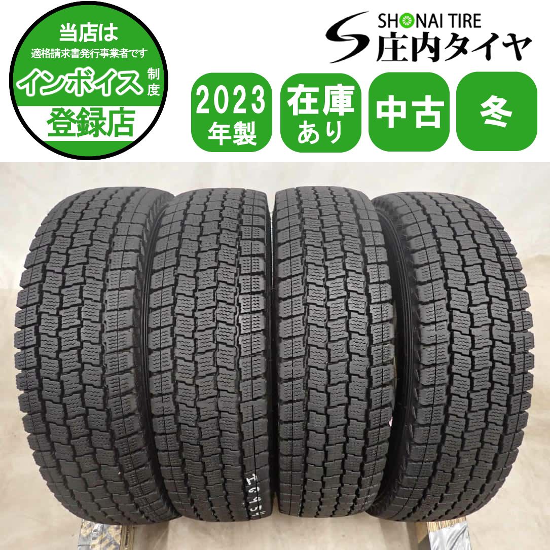 冬4本 会社宛 送料無料 145R12 6PR LT グッドイヤー アイスナビ カーゴ 2023年製 ピクシス トラック ピクシス バン N-VAN バモス NO,I6954