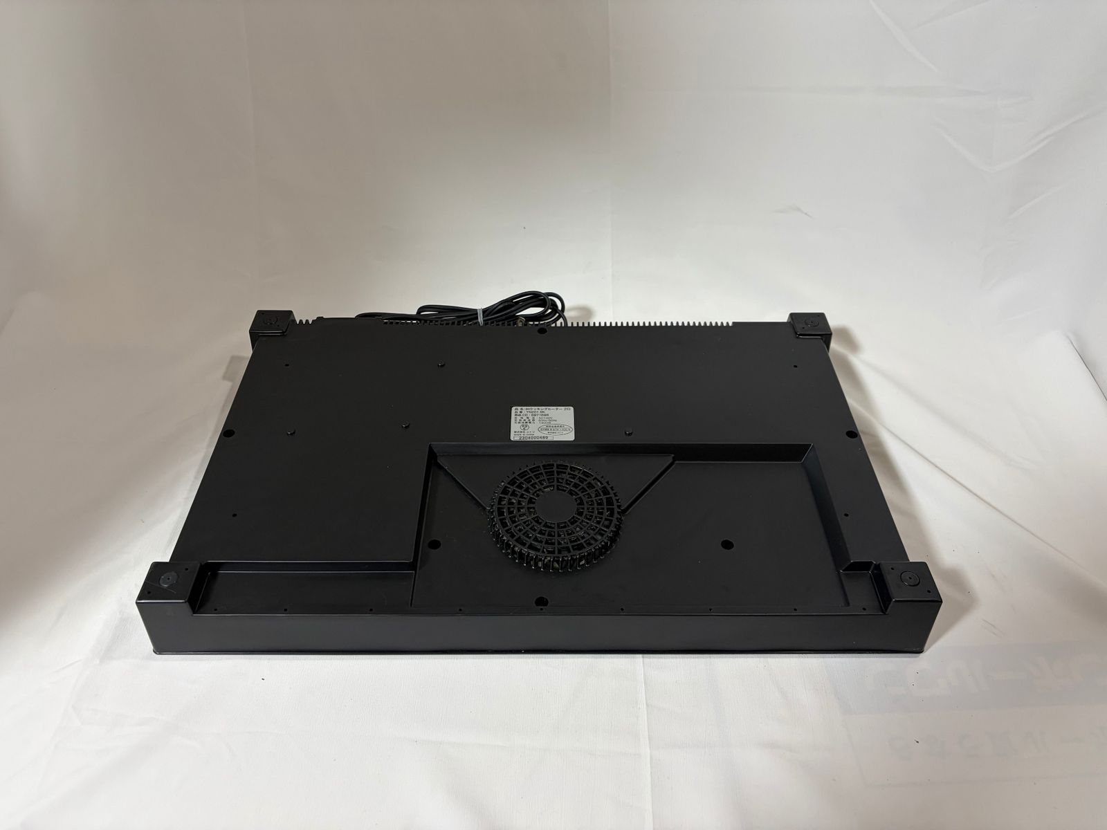 □ ニトリ NITORI IHクッキングヒーター YN201 BK ブラック 2口 卓上 