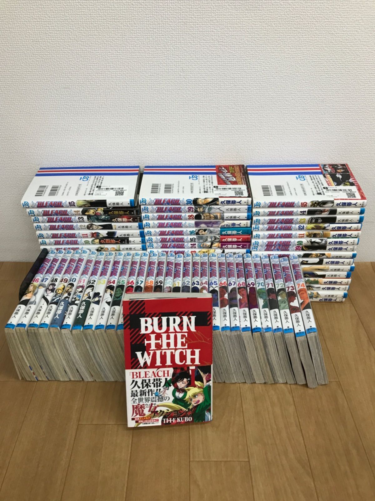 BLEACH 1~74巻 全巻+ BURN THE WITCH ☆①【未開封あり】BLEACH ブリーチ 1～74巻 全巻＋BURN THE WITCH 1巻