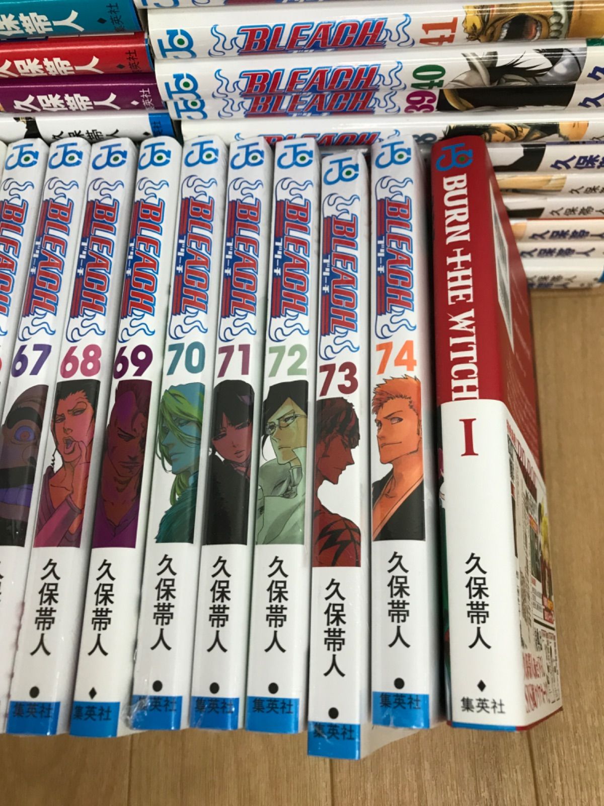 の*ち様 【全巻セット】ブリーチ1巻〜74巻+BURN THE WITCH ☆①【未開封あり】BLEACH ブリーチ 1～74巻 全巻＋BURN THE WITCH 1巻