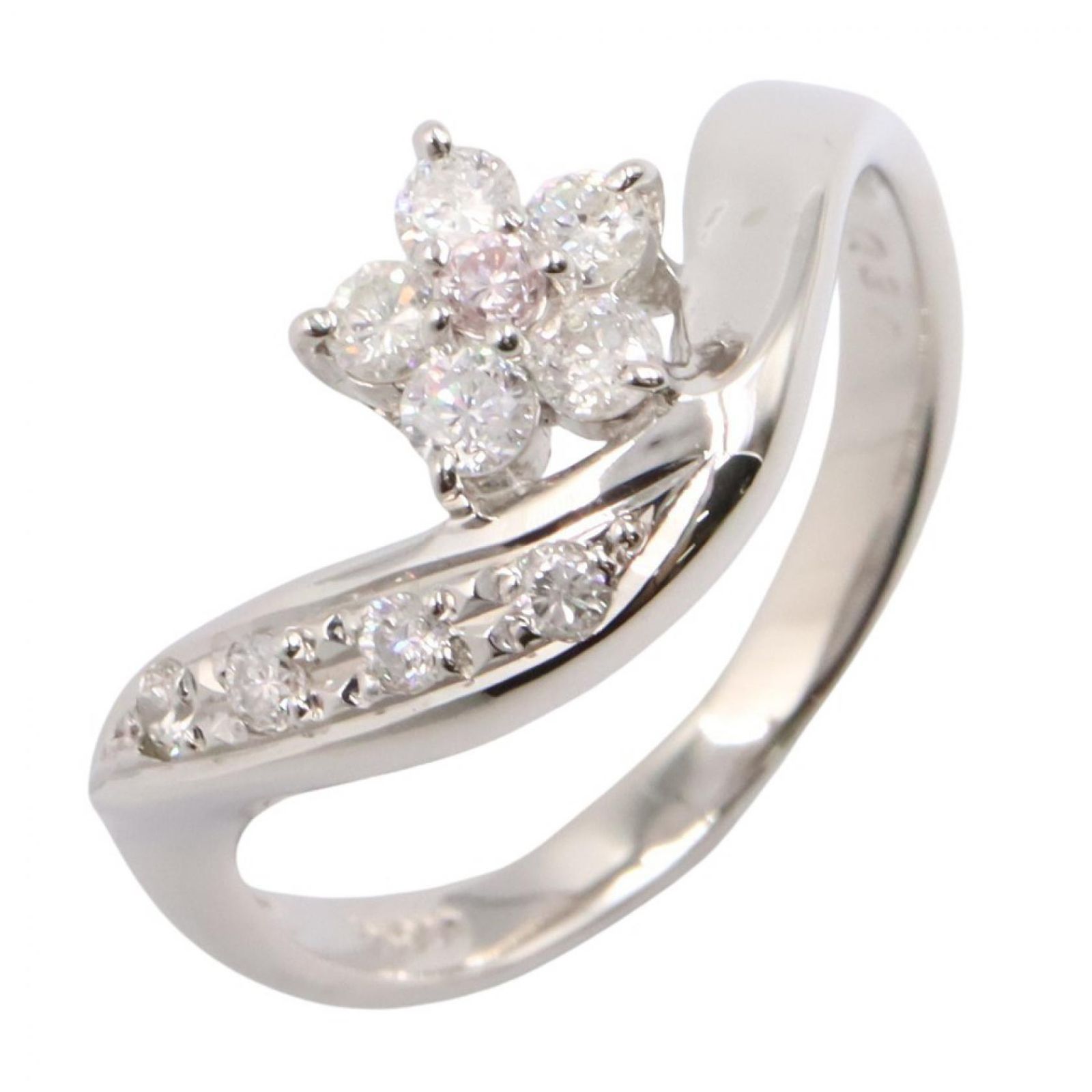 ジュエリー JEWELRY リング・指輪 ダイヤモンド リング ﾀﾞｲﾔ 4.3g #10.5 Pt900プラチナ ダイヤモンド リング レディース Used A