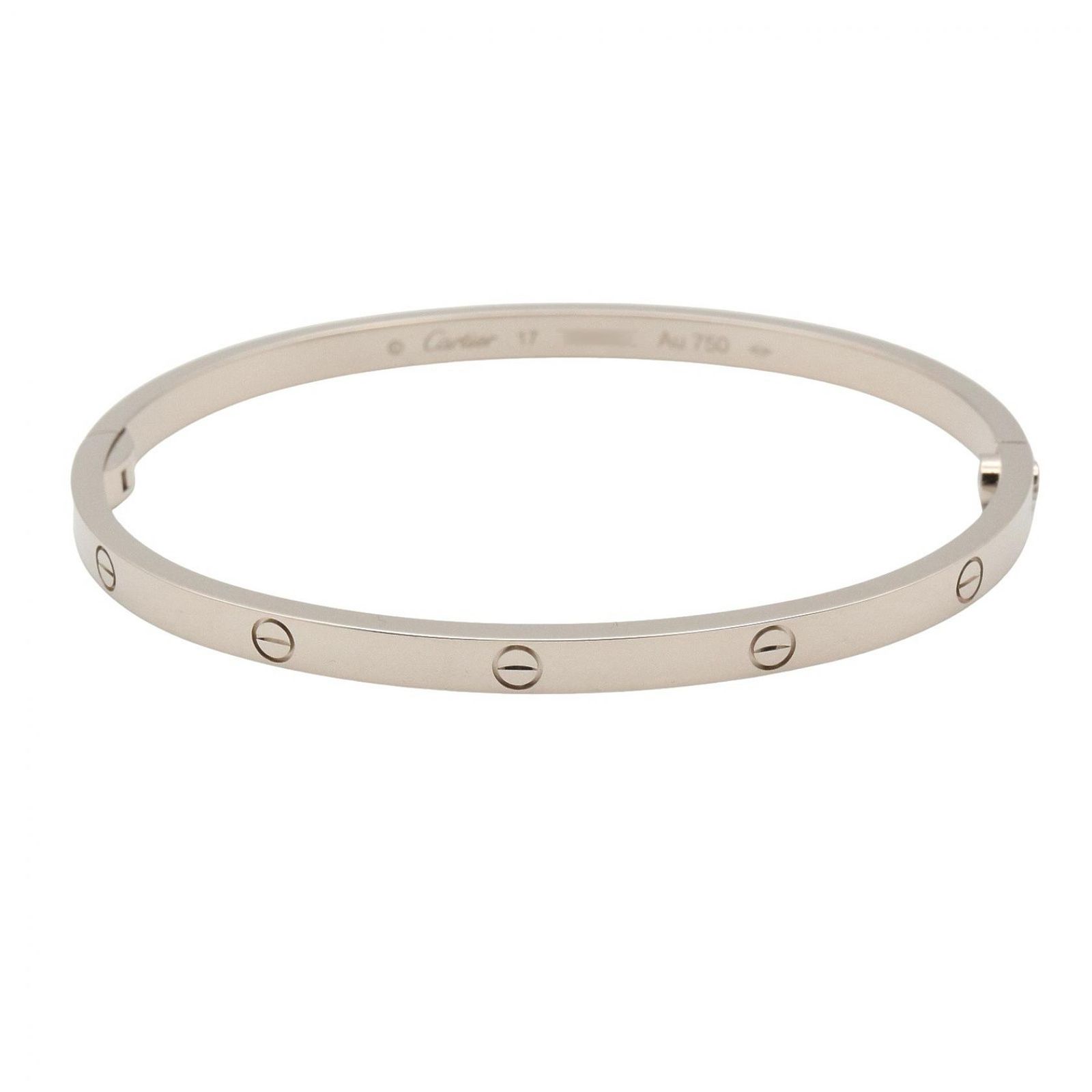 カルティエ CARTIER ブレスレット ラブブレス スモール B6079217 腕回16cm K18WG（ホワイトゴールド） ラブブレス スモール ユニセックス Used A