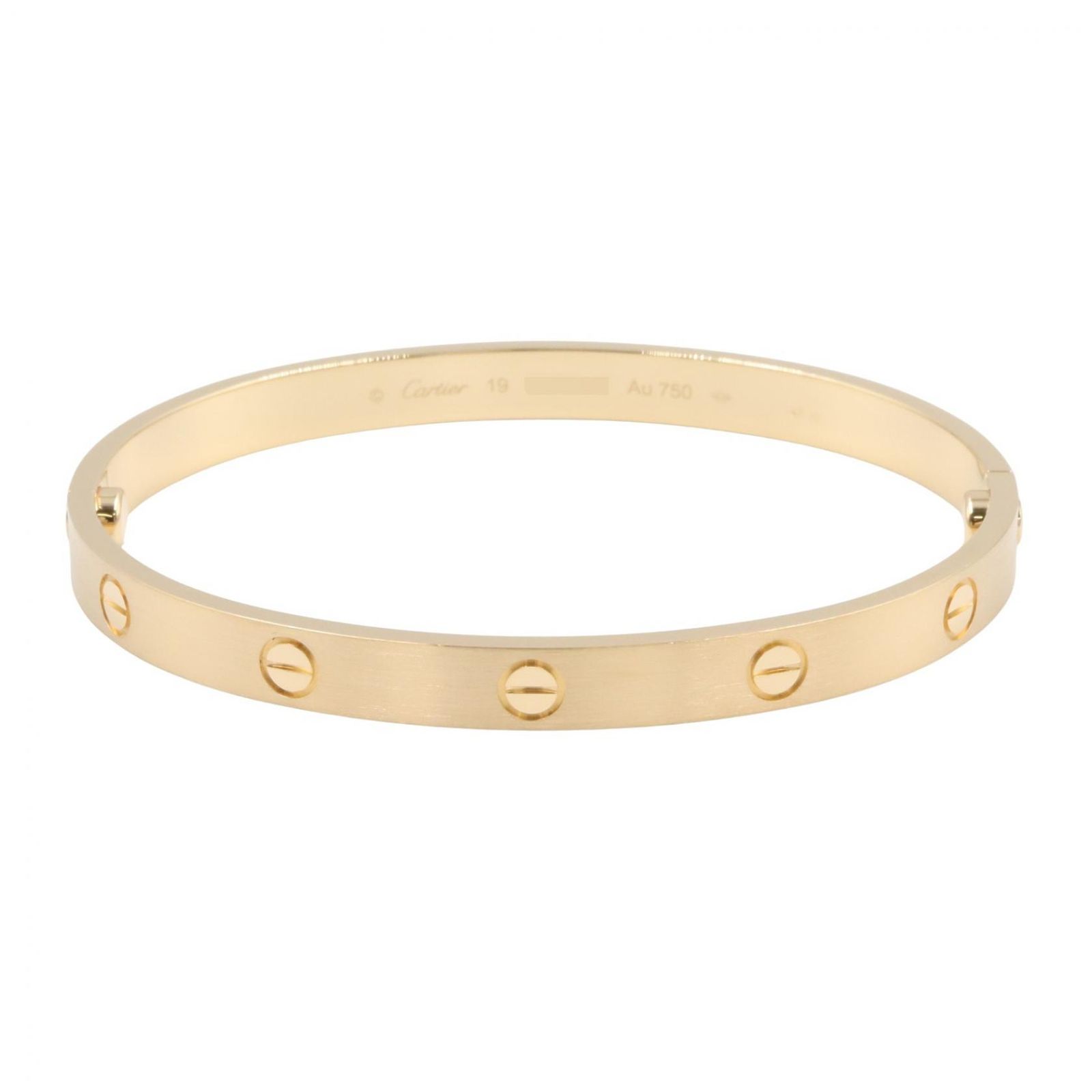 カルティエ CARTIER ブレスレット ラブブレス B6077000 腕回18cm K18（イエローゴールド） ラブブレス ユニセックス Used A