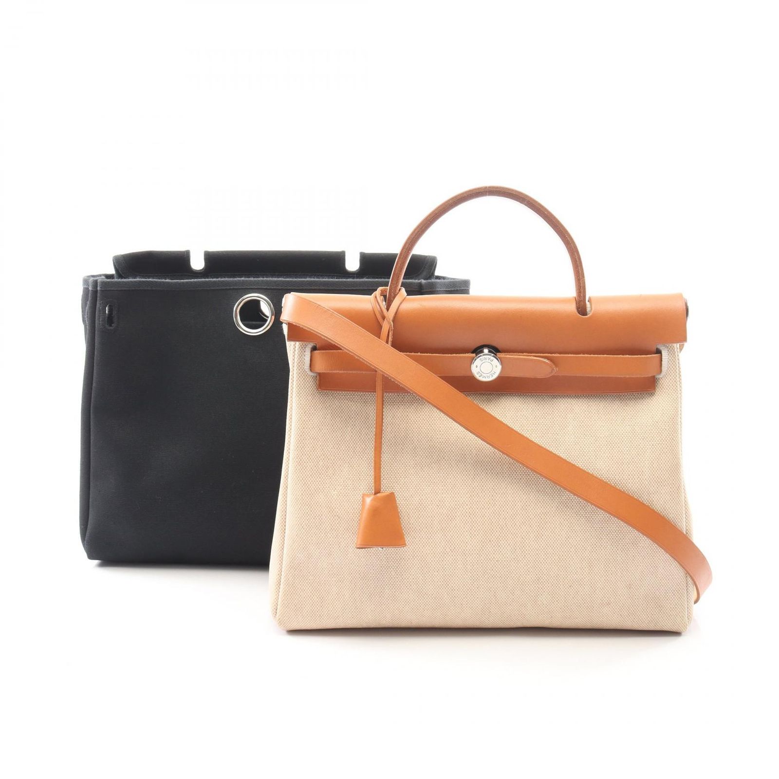 エルメス HERMES ハンドバッグ エールバッグPM エクリュ ナチュラル 2WAY エクリュ/ナチュラル その他 エールバッグPM エクリュ/ナチュラル レディース Used B