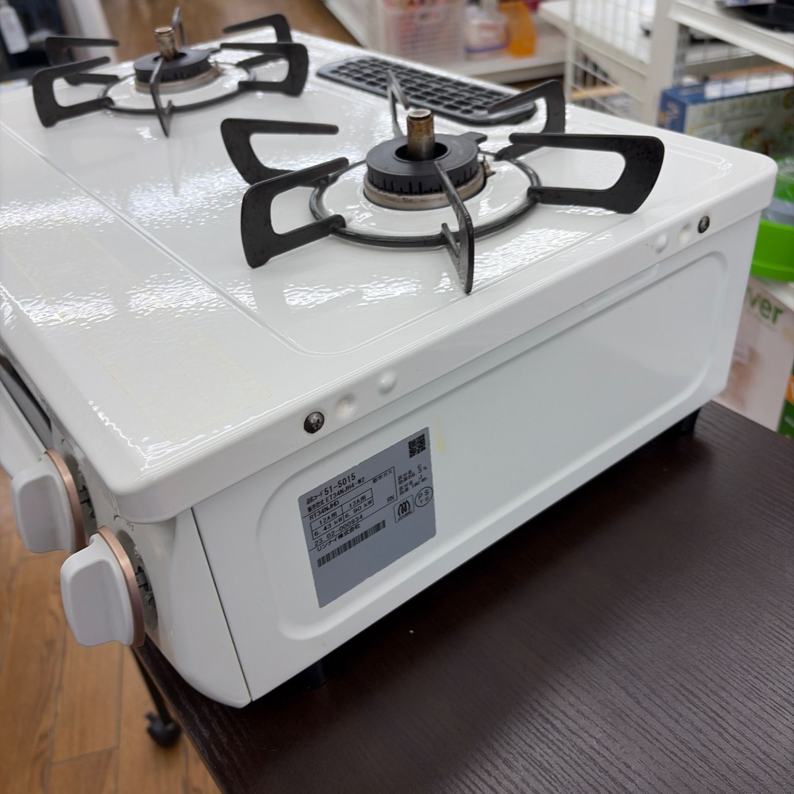 ☆リユースのサカイ東金店☆ Rinnai ガステーブル 都市ガス用 RT34NJHD 
