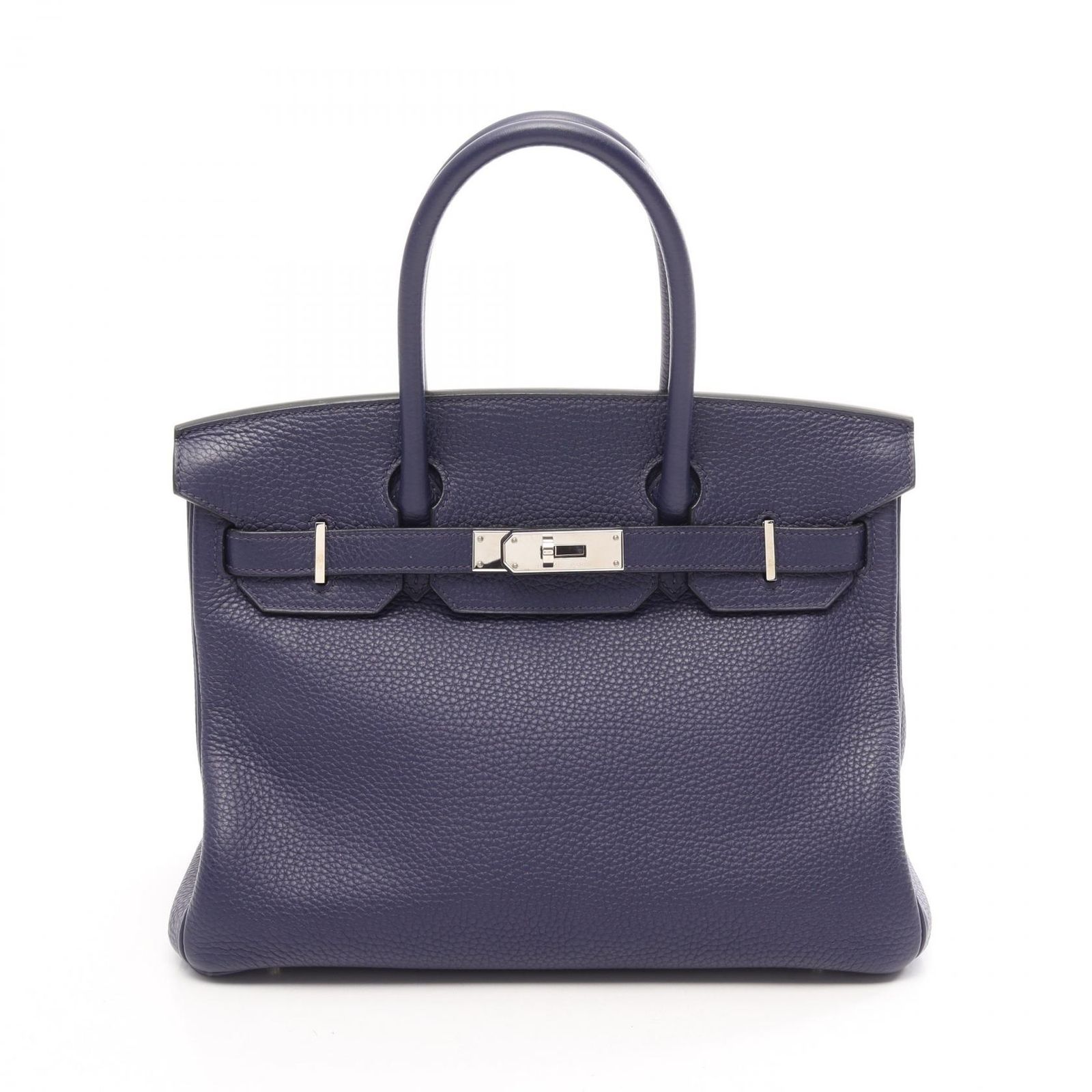 エルメス HERMES ハンドバッグ バーキン30 030520CK ブルーアンクル レザー バーキン30 ブルーアンクル レディース Used A