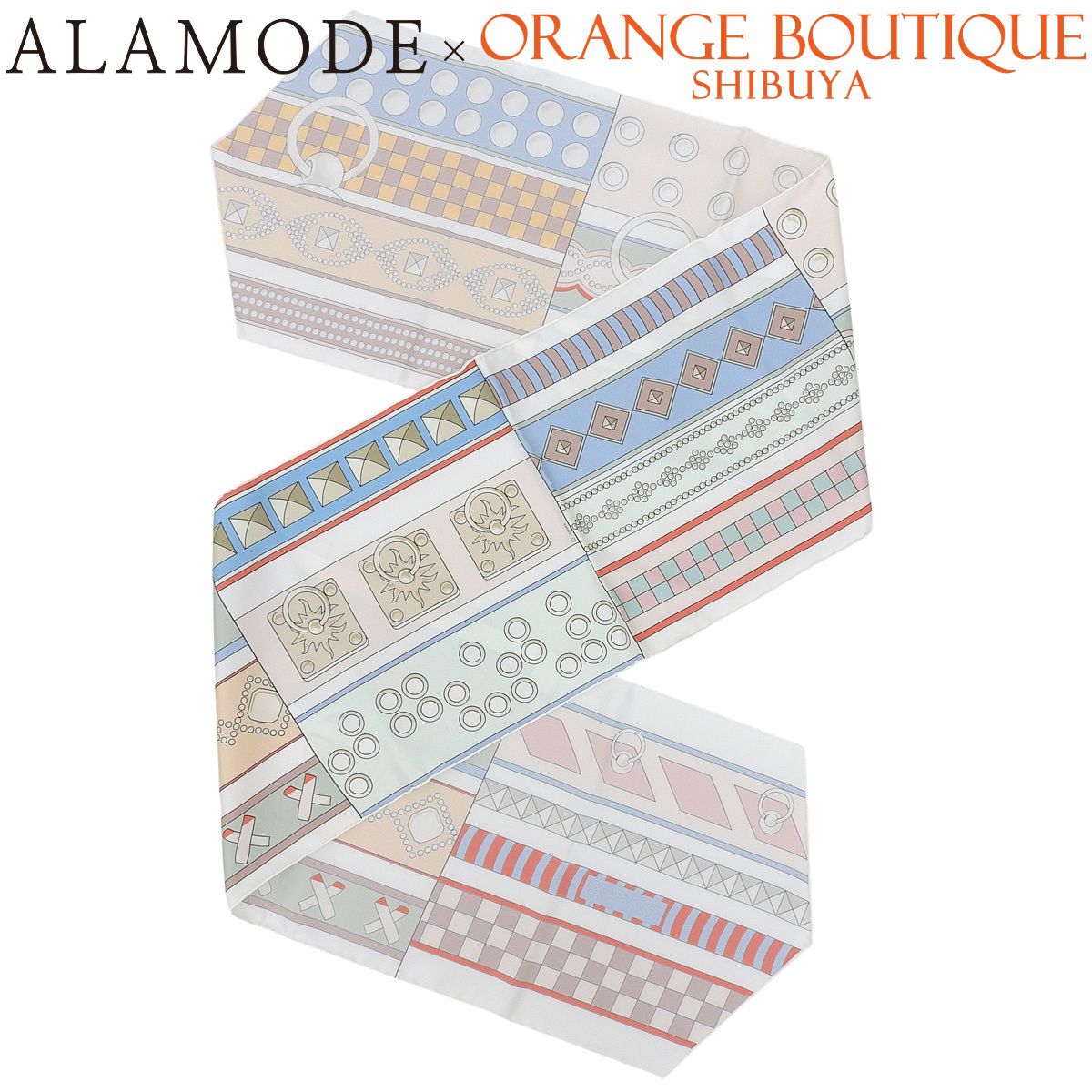 HERMES(エルメス) コリエ・ド・シアン マキシツイリー ホワイト白 マルチカラー シルク スカーフ ファッション小物 レディース 40802205319【中古】【アラモード】