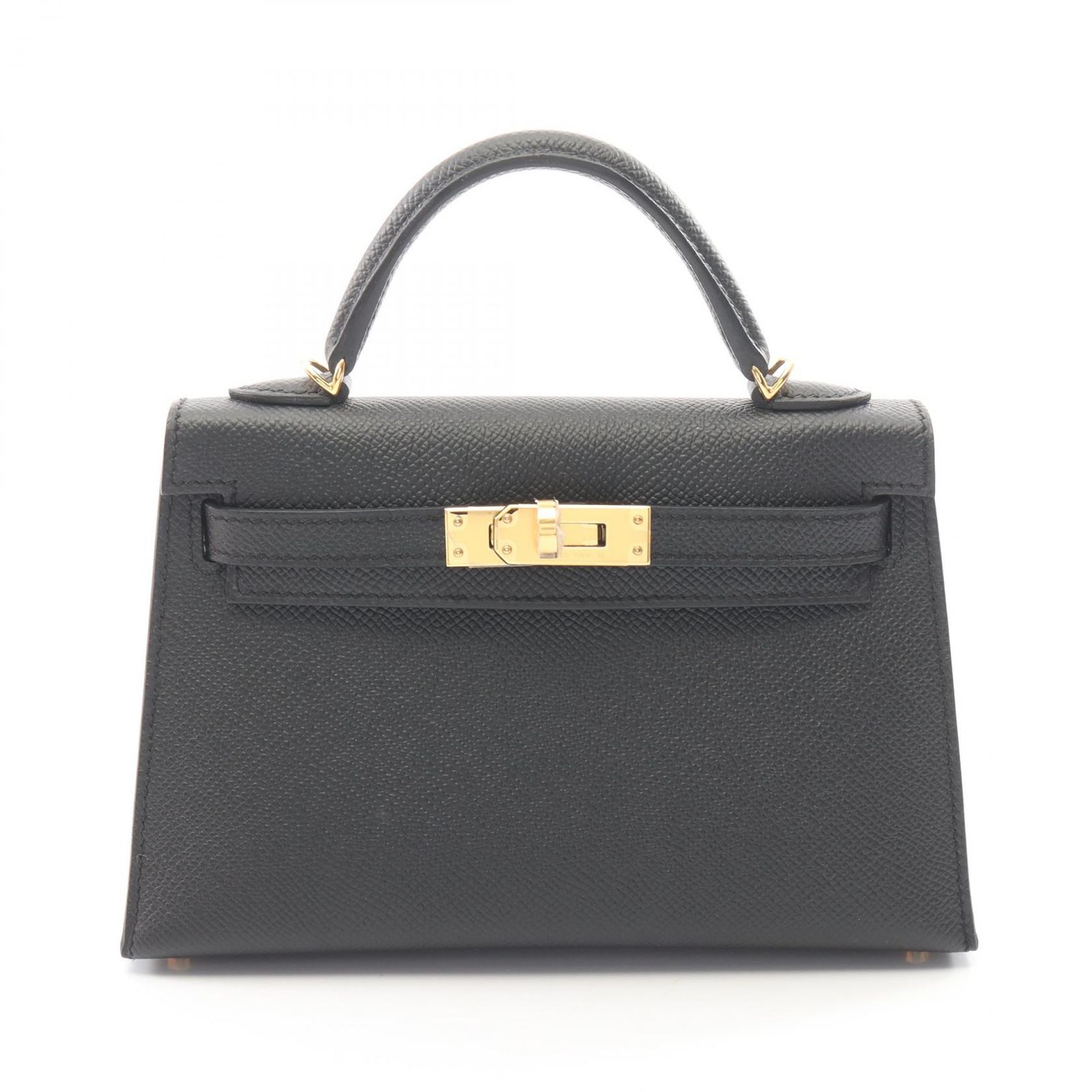エルメス HERMES ハンドバッグ ミニケリー2 外縫い 2WAY 071302CC ブラック その他 ミニケリー2 ブラック レディース 未使用