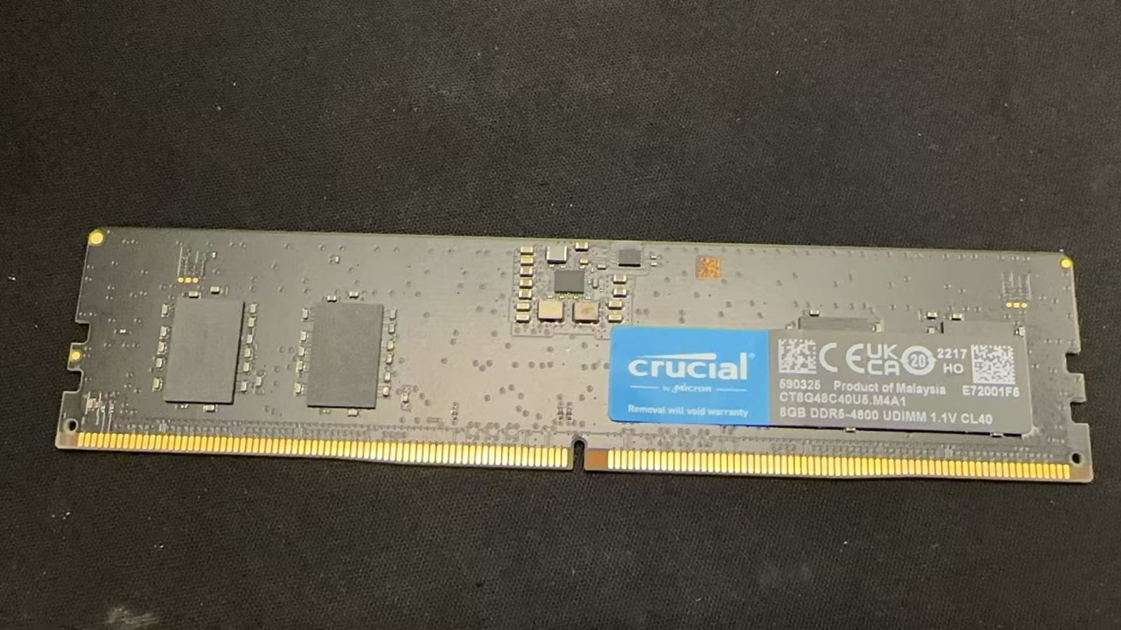 Crucial 8GB DDR5-4800 デスクトップメモリ 中古 美品 - メルカリ