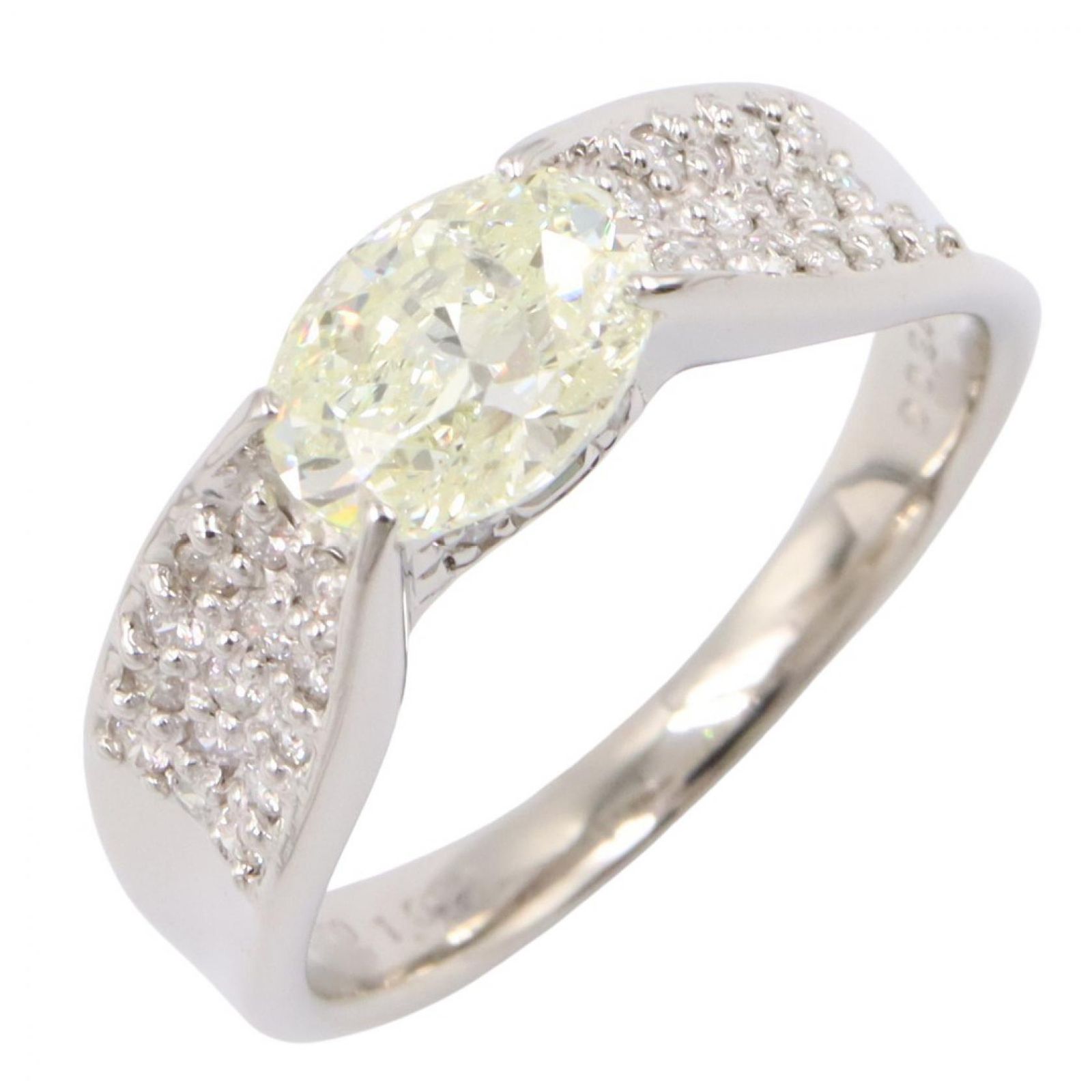 ジュエリー JEWELRY リング・指輪 ダイヤモンド リング ダイヤ 5.2g #11.5 Pt900プラチナ ダイヤモンド リング レディース Used A