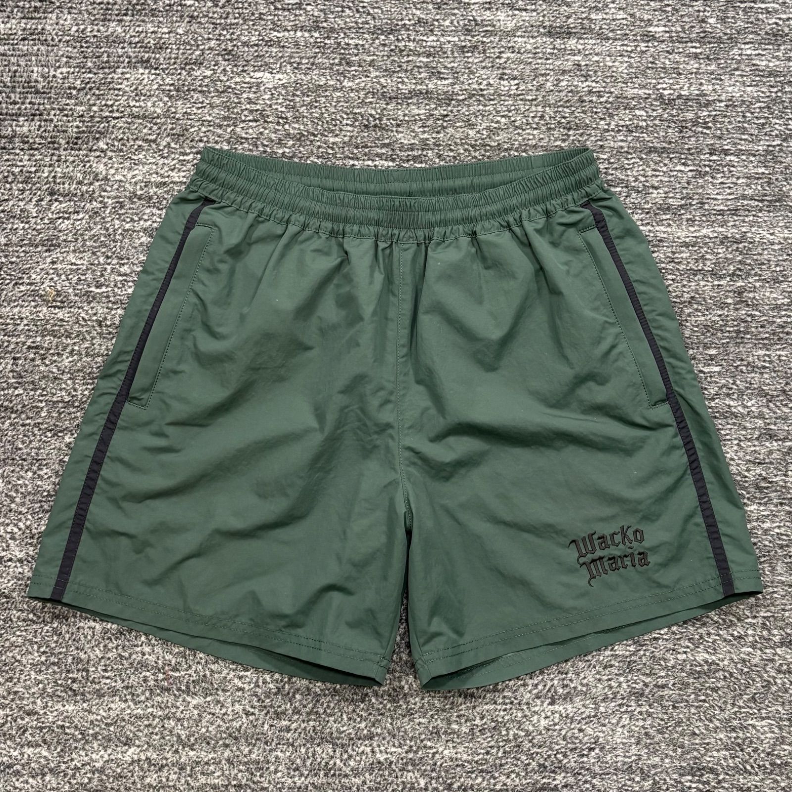極美品 26ss WACKO MARIA Nylon Board Shorts Green M ワコマリア