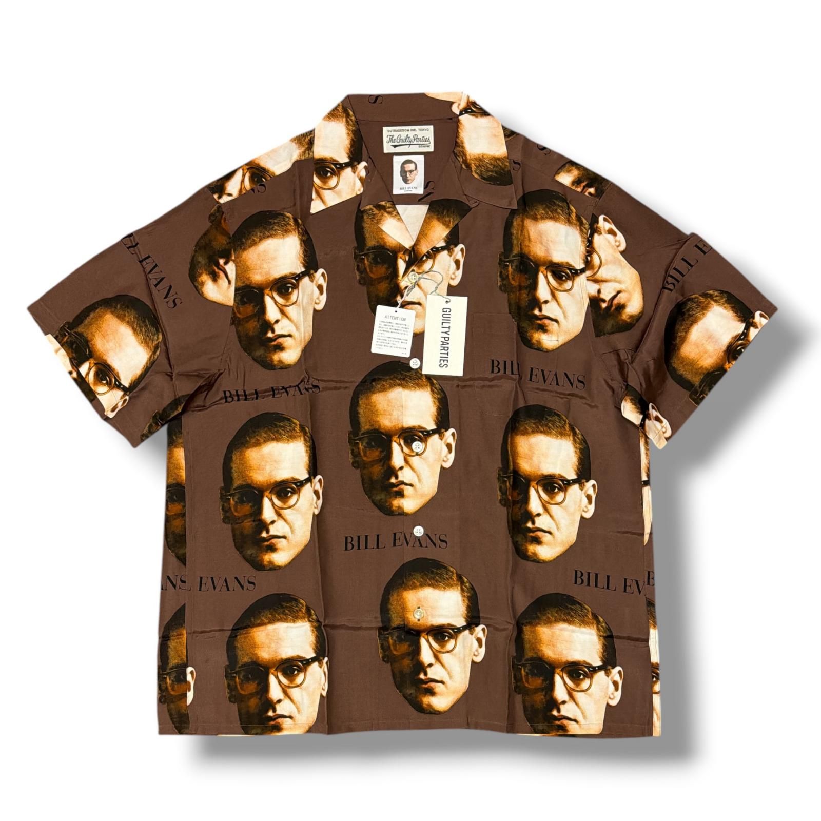 トップス WACKO MARIA BILL EVANS / S/S SHIRT L 参考上代38500円 未使用 WACKO MARIA 22SS BILL EVANS / S/S HAWAIIAN