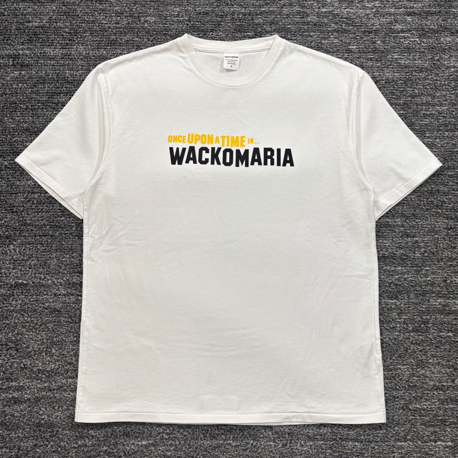 WACKO MARIA HEAVY WEIGHT CREW NECK T-SHIRT (TYPE-5) WHITE S ワコマリア ヘビーウエイト クルーネック Tシャツ ホワイト