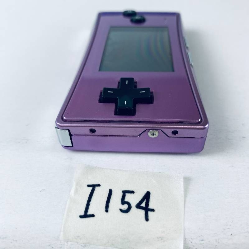 ◇I154【通電OK】ゲームボーイミクロ GAME BOY micro パープル GBA