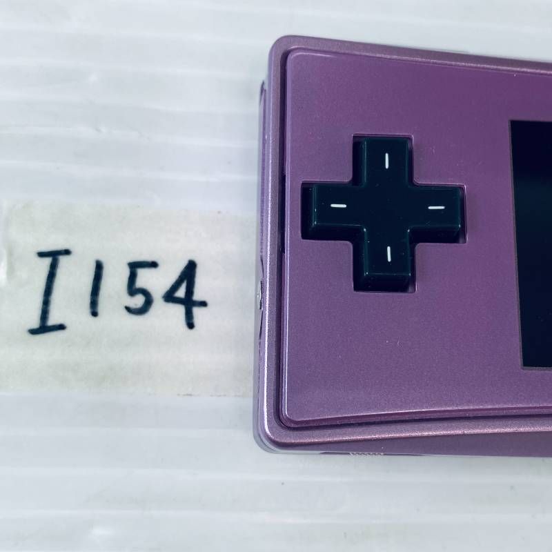 ◇I154【通電OK】ゲームボーイミクロ GAME BOY micro パープル GBA