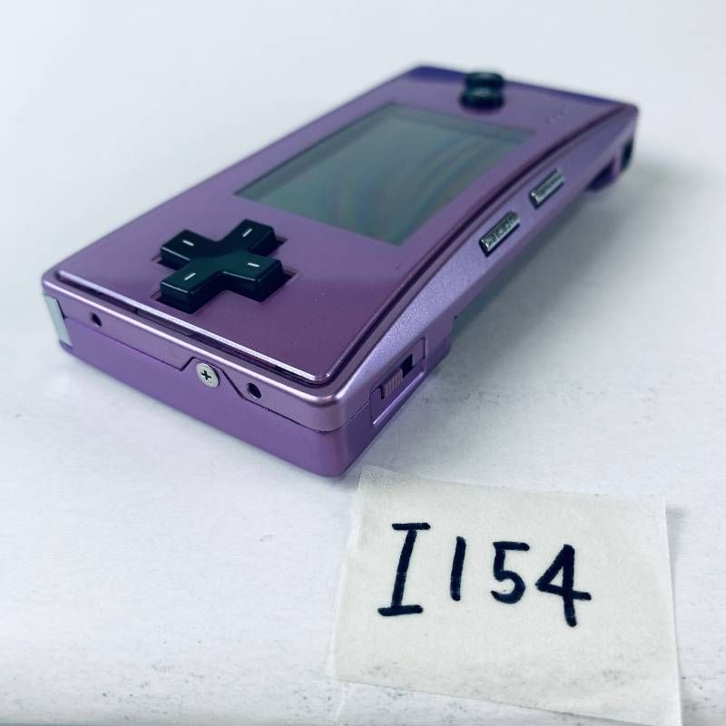 ◇I154【通電OK】ゲームボーイミクロ GAME BOY micro パープル GBA