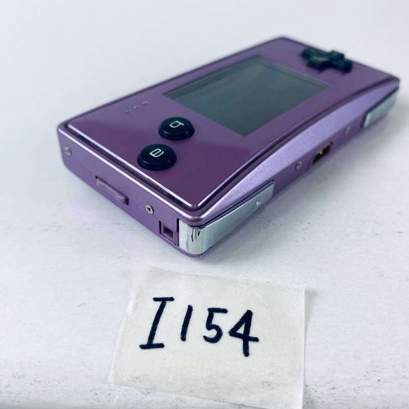 ゲームボーイアドバンス - Nintendo GAMEBOY micro パープル ◇I154【通電OK】ゲームボーイミクロ GAME BOY micro パープル GBA