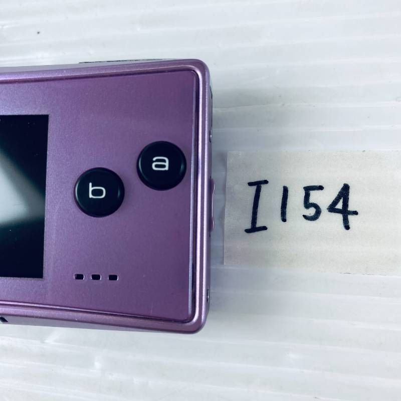 ◇I154【通電OK】ゲームボーイミクロ GAME BOY micro パープル GBA