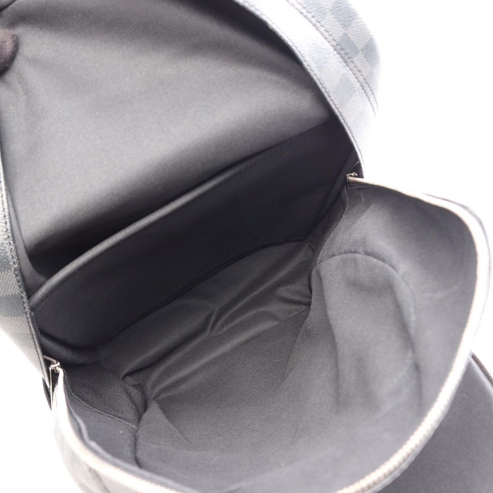 ルイ・ヴィトン LOUIS VUITTON リュックサック バックパック ミカエル ダミエグラフィット N58024 PVCコーティングキャンバス レザー ミカエル メンズ Used B