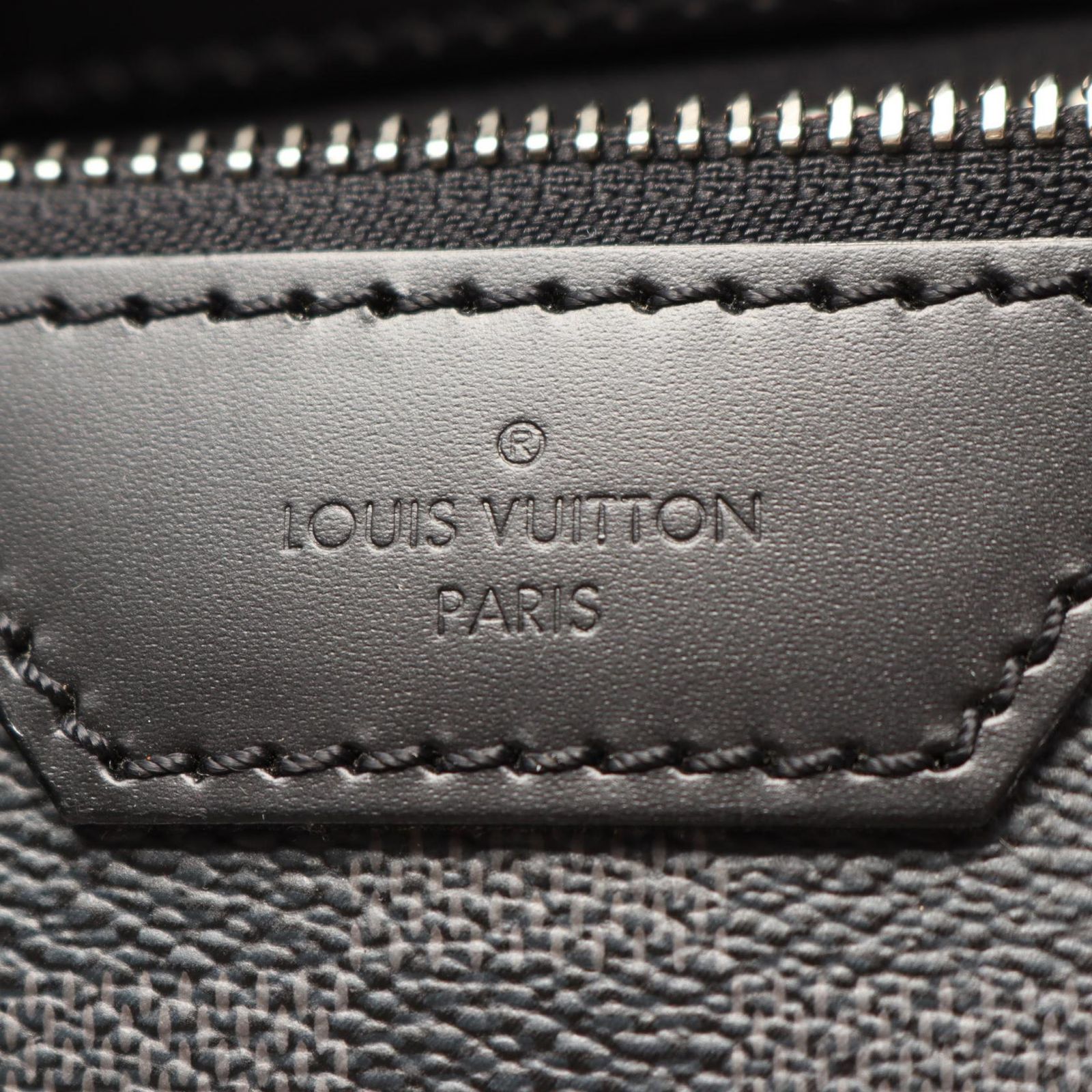 ルイ・ヴィトン LOUIS VUITTON リュックサック バックパック ミカエル ダミエグラフィット N58024 PVCコーティングキャンバス レザー ミカエル メンズ Used B