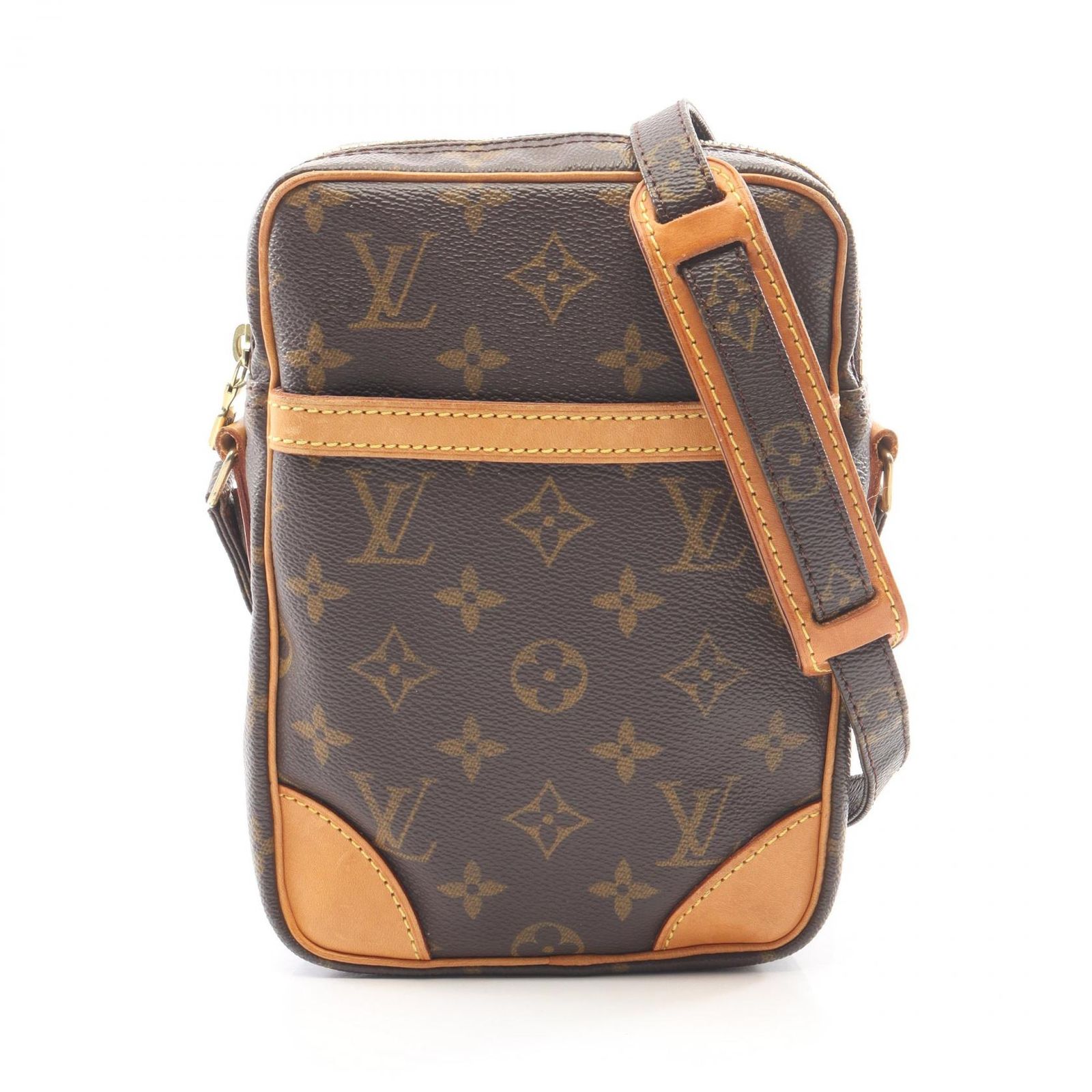 ルイ・ヴィトン LOUIS VUITTON ショルダーバッグ ダヌーブ モノグラム M45266 PVCコーティングキャンバス レザー ダヌーブ レディース Used B