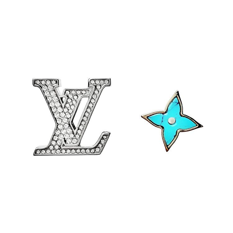 LOUISVUITTON ルイヴィトン ブルック LV イニシャル ピアス M80183