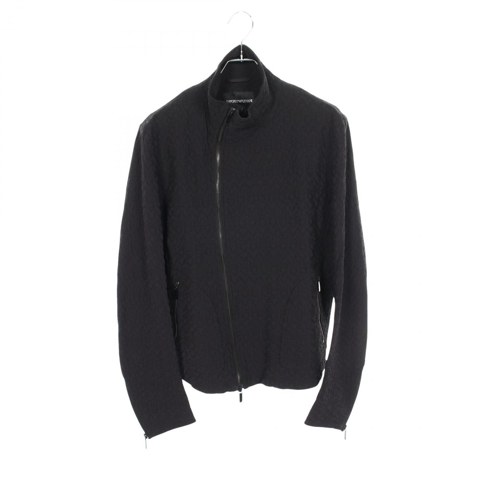 エンポリオ・アルマーニ Emporio Armani 総柄 ジップアップ Z1R260 Z1251 ナイロン ジャケット メンズ 未使用