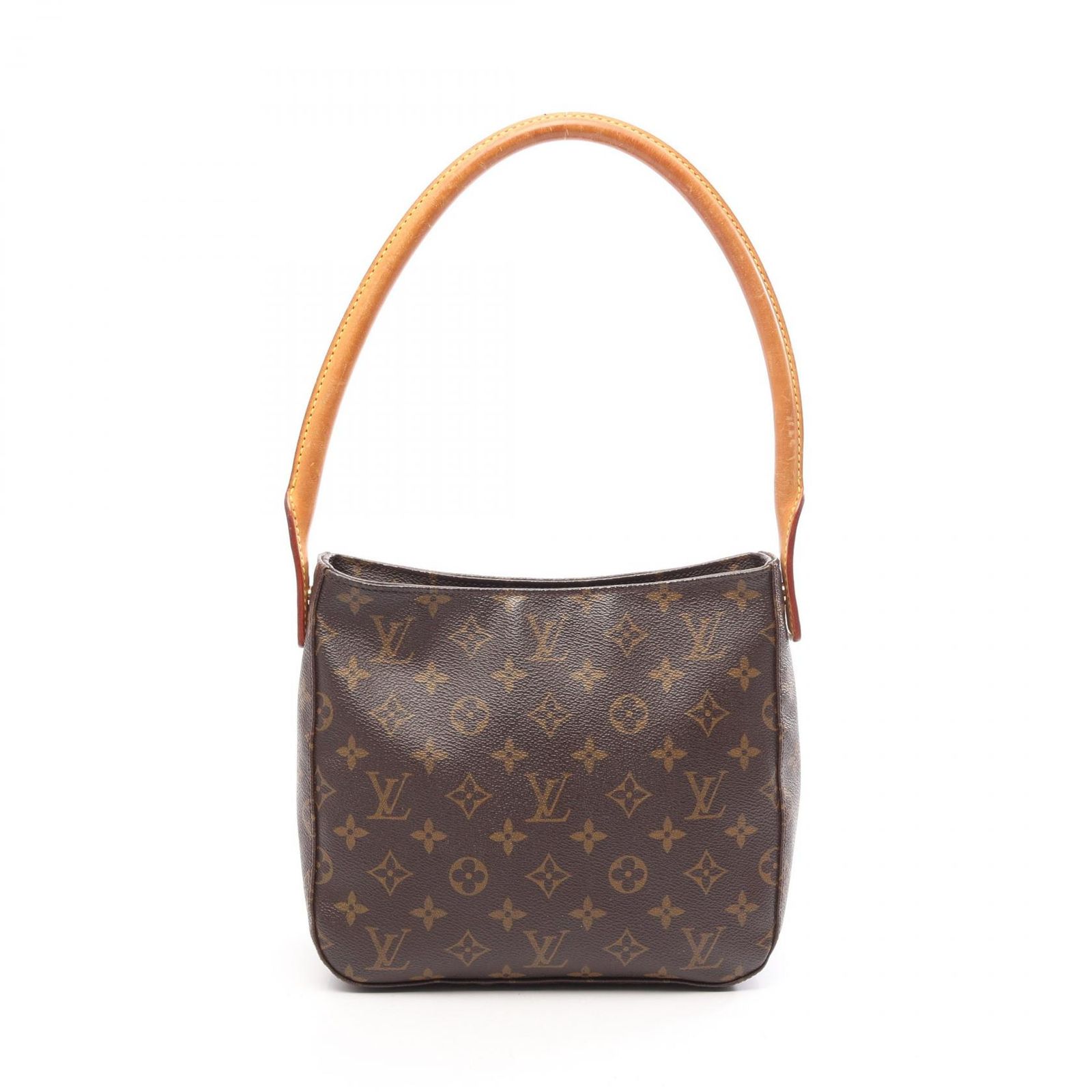 ルイ・ヴィトン LOUIS VUITTON ショルダーバッグ ルーピングMM モノグラム M51146 PVCコーティングキャンバス レザー ルーピングMM レディース Used B