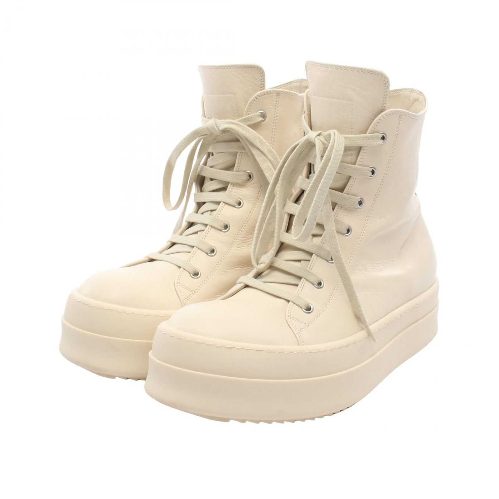 ダークシャドウ DRKSHDW ブーツ MEGA BUMPER SNEAKS RU01F2859LCO ホワイト レザー MEGA BUMPER スニーカー メンズ Used A