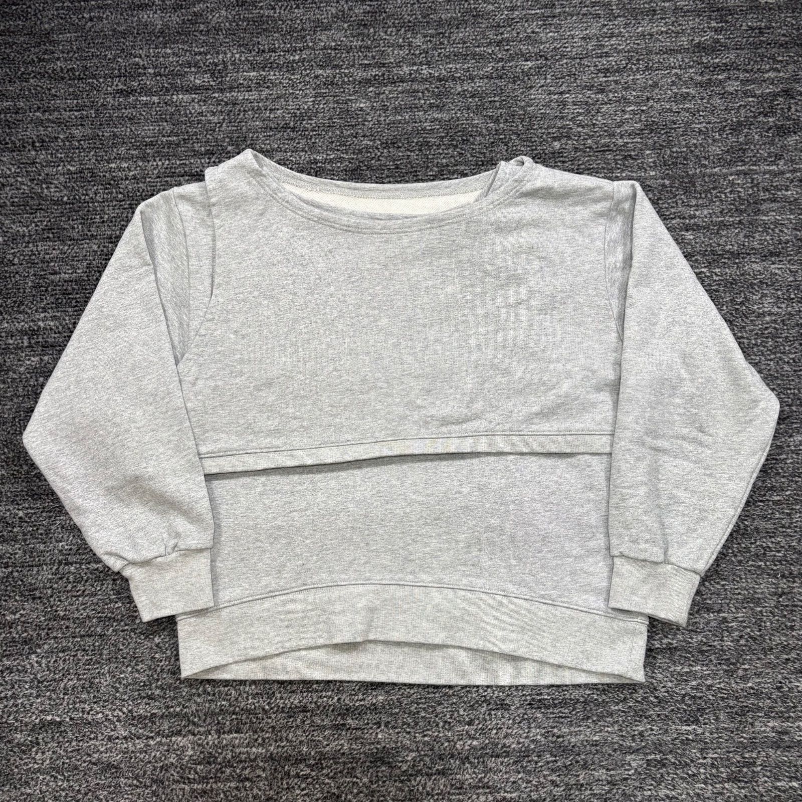 WILLFULLY asymmetry 2 piece layered sweat ウィルフリー 