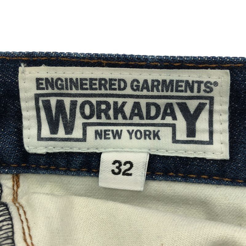 【中古】ENGINEERED GARMENTS WORKADAY USA製 デニムパンツ W32 ブルー エンジニアードガーメンツ[91][240091413140] 中古】ENGINEERED GARMENTS WORKADAY USA製 デニムパンツ W32 ブルー