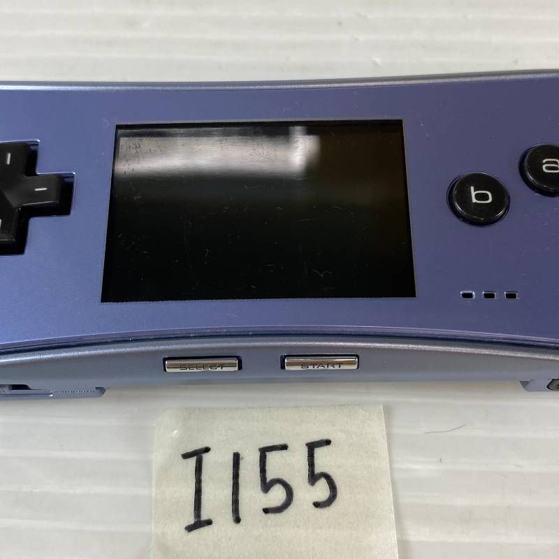 ニンテンドー　ゲームボーイミクロ ◇I155【通電OK】ゲームボーイミクロ GAME BOY micro ブルー 青 GBA