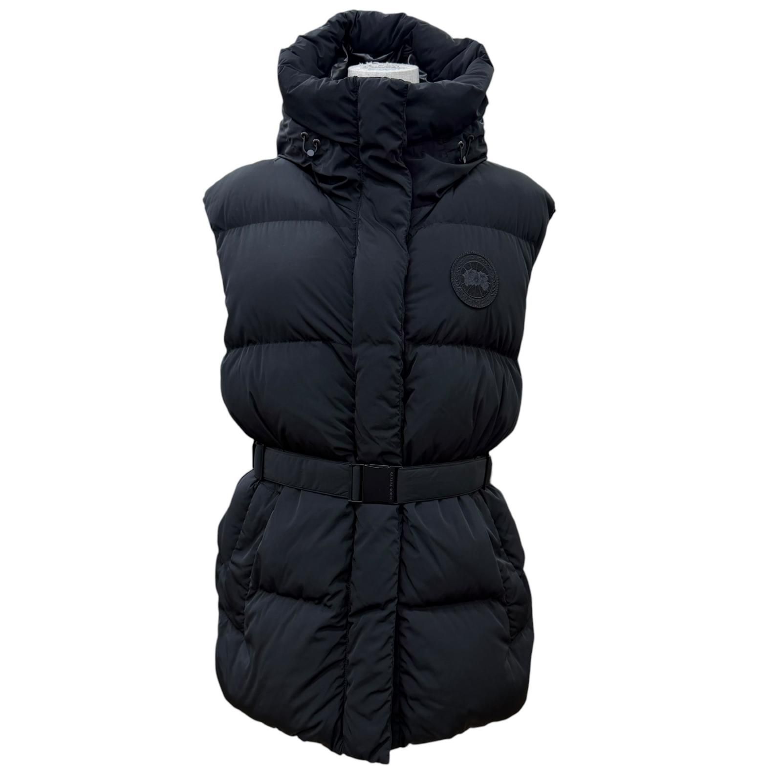 【極美品】現行品 カナダグース 8813W ダウンベスト カーキ S Rayla 美品☆CANADA GOOSE カナダグース 8813W RAYLA VEST ベルト・フード付
