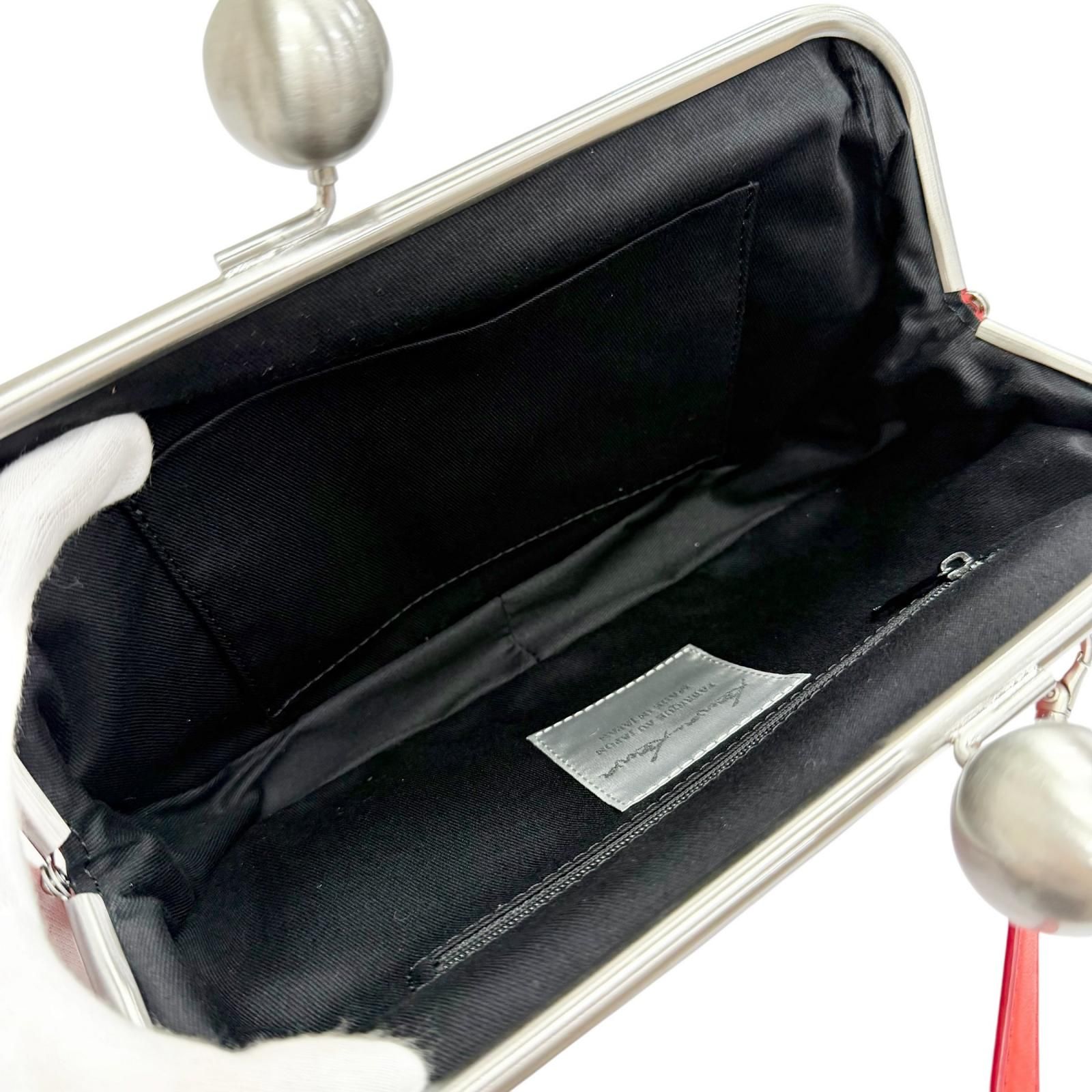 未使用品△kawa-kawa カワカワ 731-TMT レザー がま口 3way