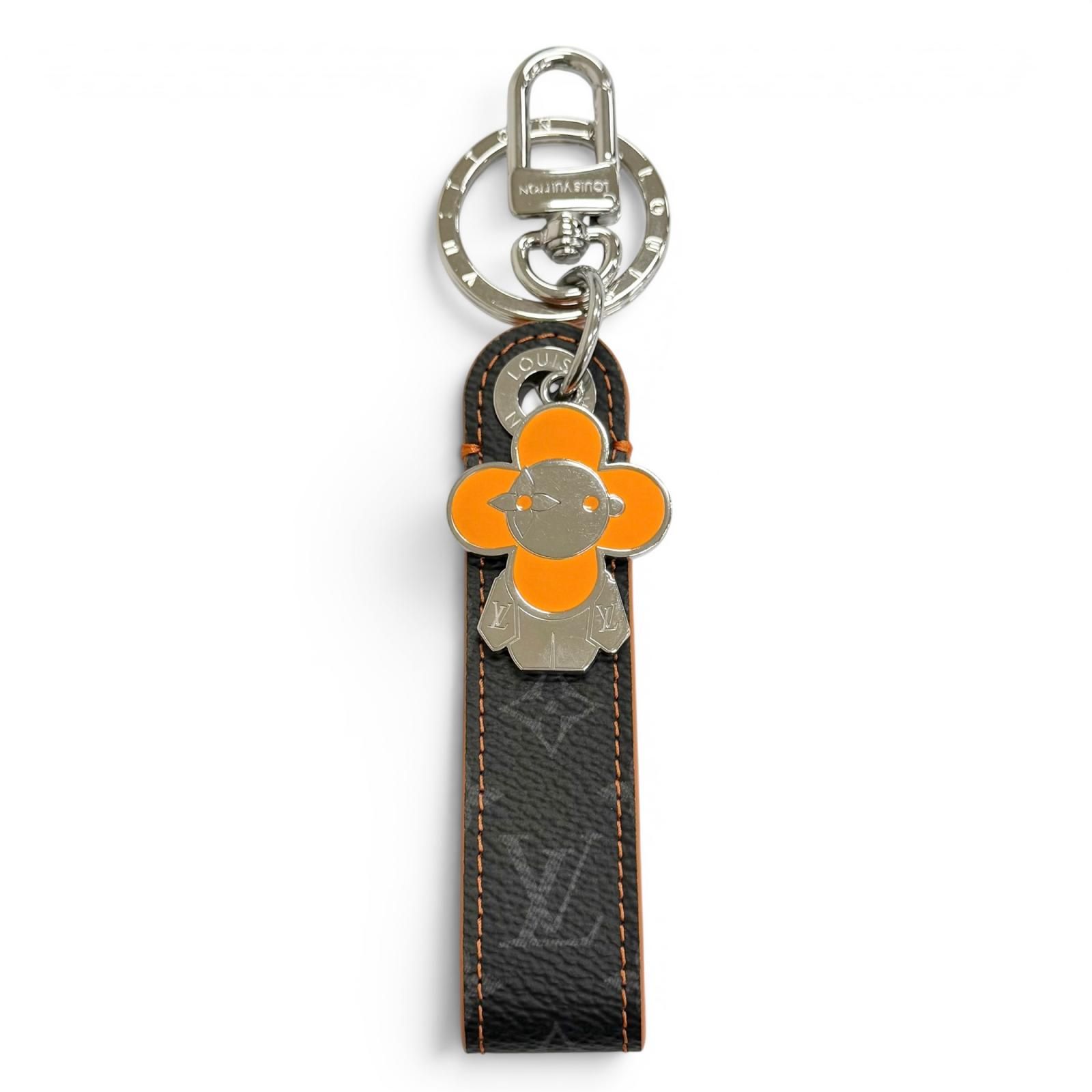 極美品△LOUIS VUITTON ルイヴィトン M01956 キーホルダー LV ドラゴンヌ ヴィヴィエンヌ モノグラムエクリプス オランジュ 箱・袋付き