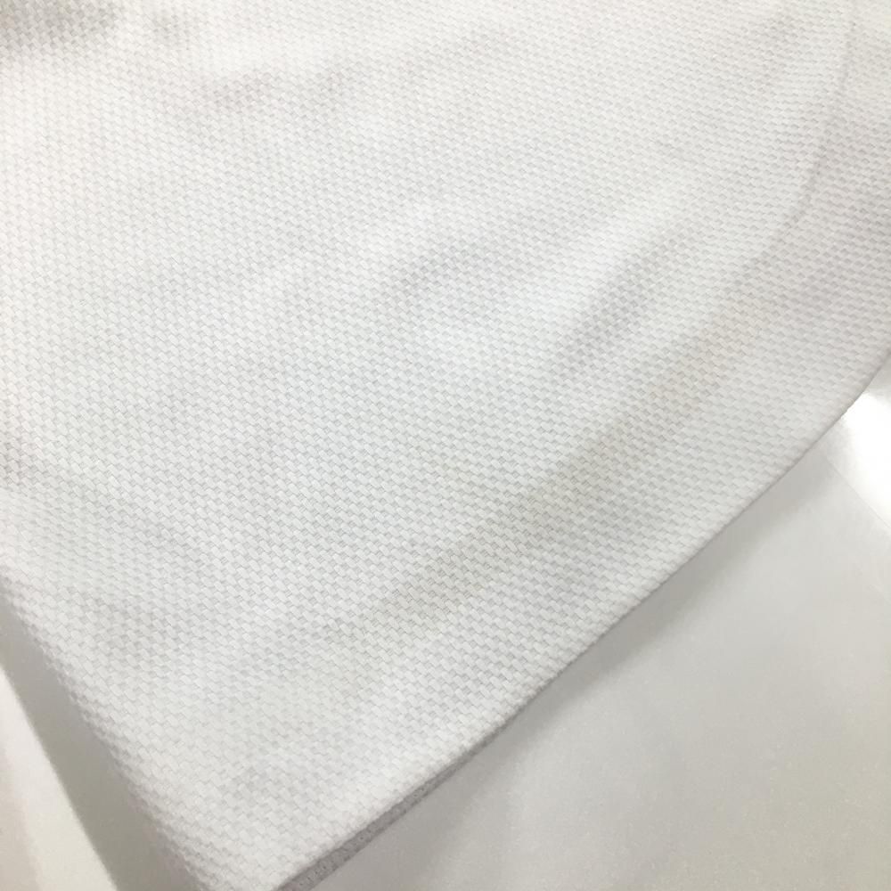 美品】PGGパーリーゲイツ ノースリーブシャツ 白 背面ビッグロゴ