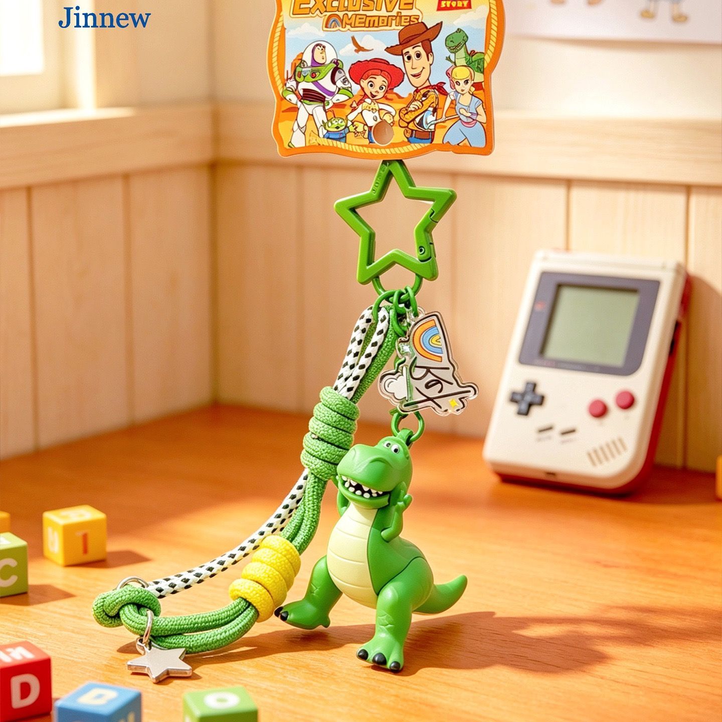 Jinnew TOPTOY Toy Story 5 Keychain Woody Buzz Lightyear Jessie