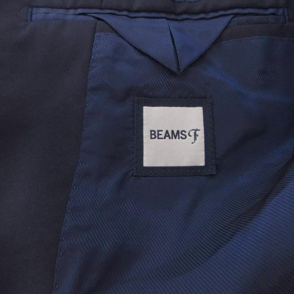 ビームスエフ BEAMS F テーラードジャケット 44 8R 紺 ネイビー