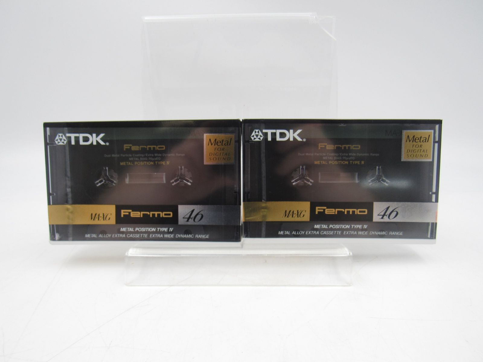 未使用 TDK MA-XG Fermo 46 2点まとめセット カセットテープ 管ME227