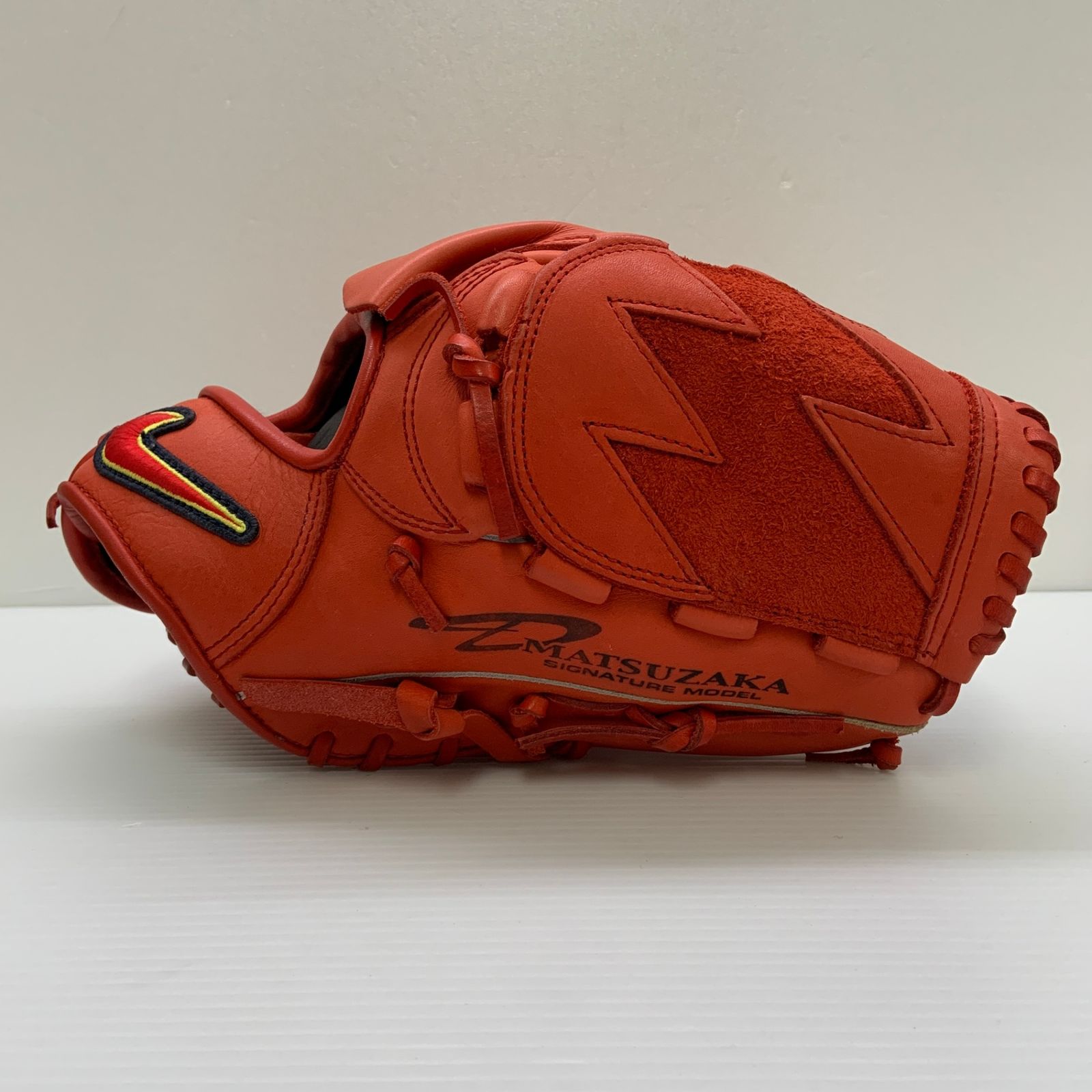 ナイキ NIKE シグネチャーモデル 松坂モデル 軟式 大人 一般 投手用 グローブ ピッチャー グラブ 右投げ  中古品  野球 9190 ナイキ NIKE シグネチャーモデル 松坂モデル 軟式 大人 一般 投手用