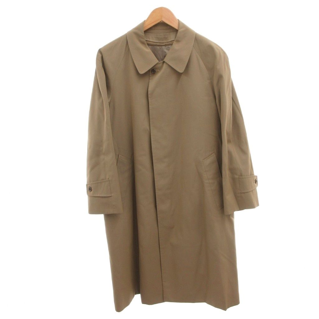 アクアスキュータム AQUASCUTUM ステンカラーコート シルク混 ライナー