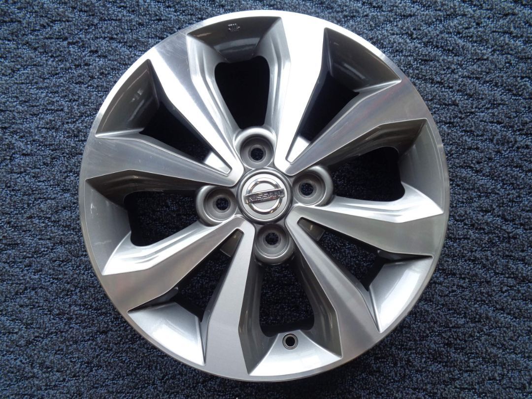 4.5J-15インチ 4H100 +46 日産 デイズ ルークス 純正 中古 ホイール 4本 4.5J-15インチ 4H100 +46 日産 デイズ ルークス 純正 中古 ホイール 4本
