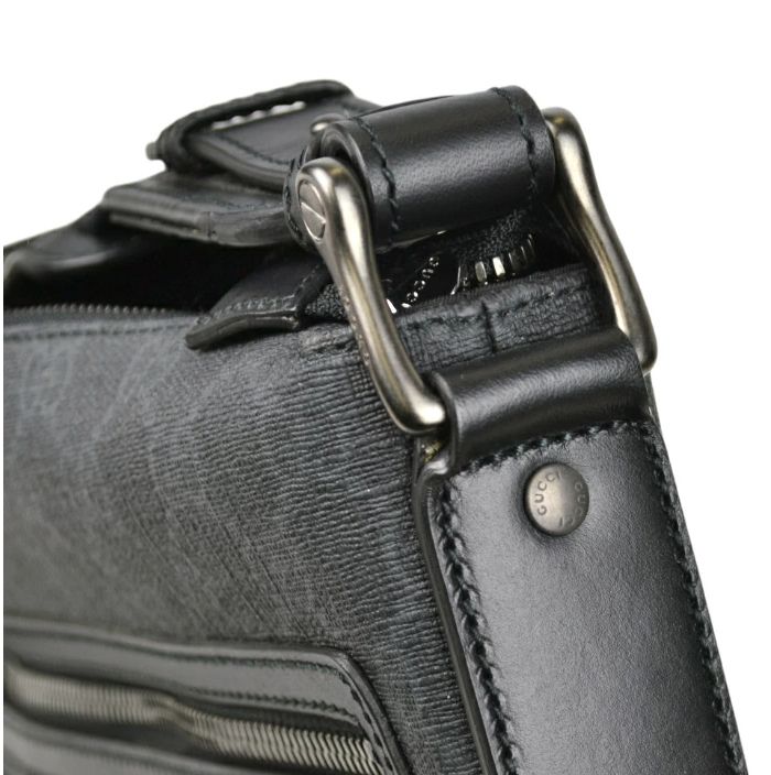 GUCCI グッチ GGスプリーム メッセンジャーバッグ ブラック系 322279