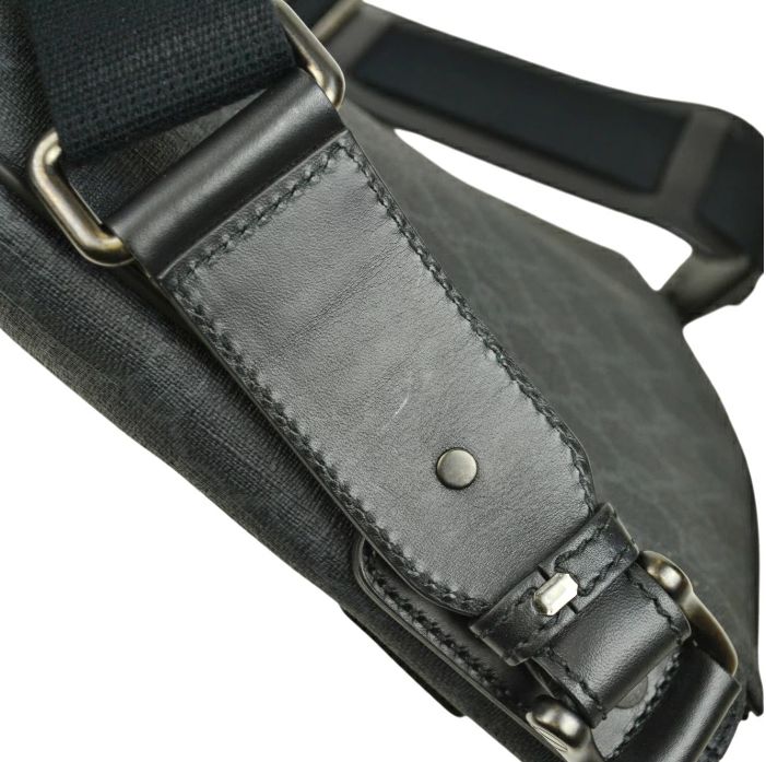GUCCI グッチ GGスプリーム メッセンジャーバッグ ブラック系 322279