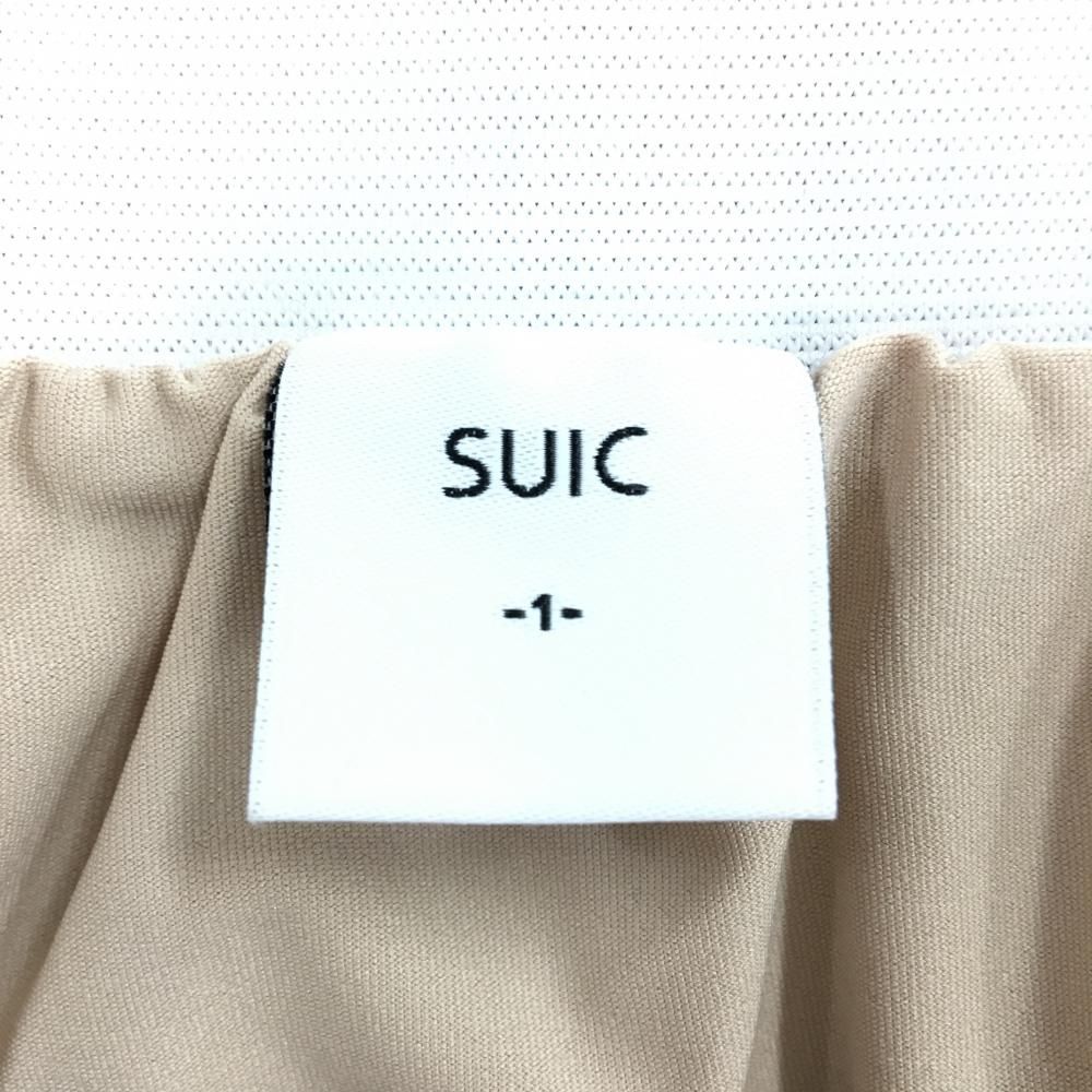 新品】スイク スカート ベージュ パイル地 ウエスト内側ゴム 内側