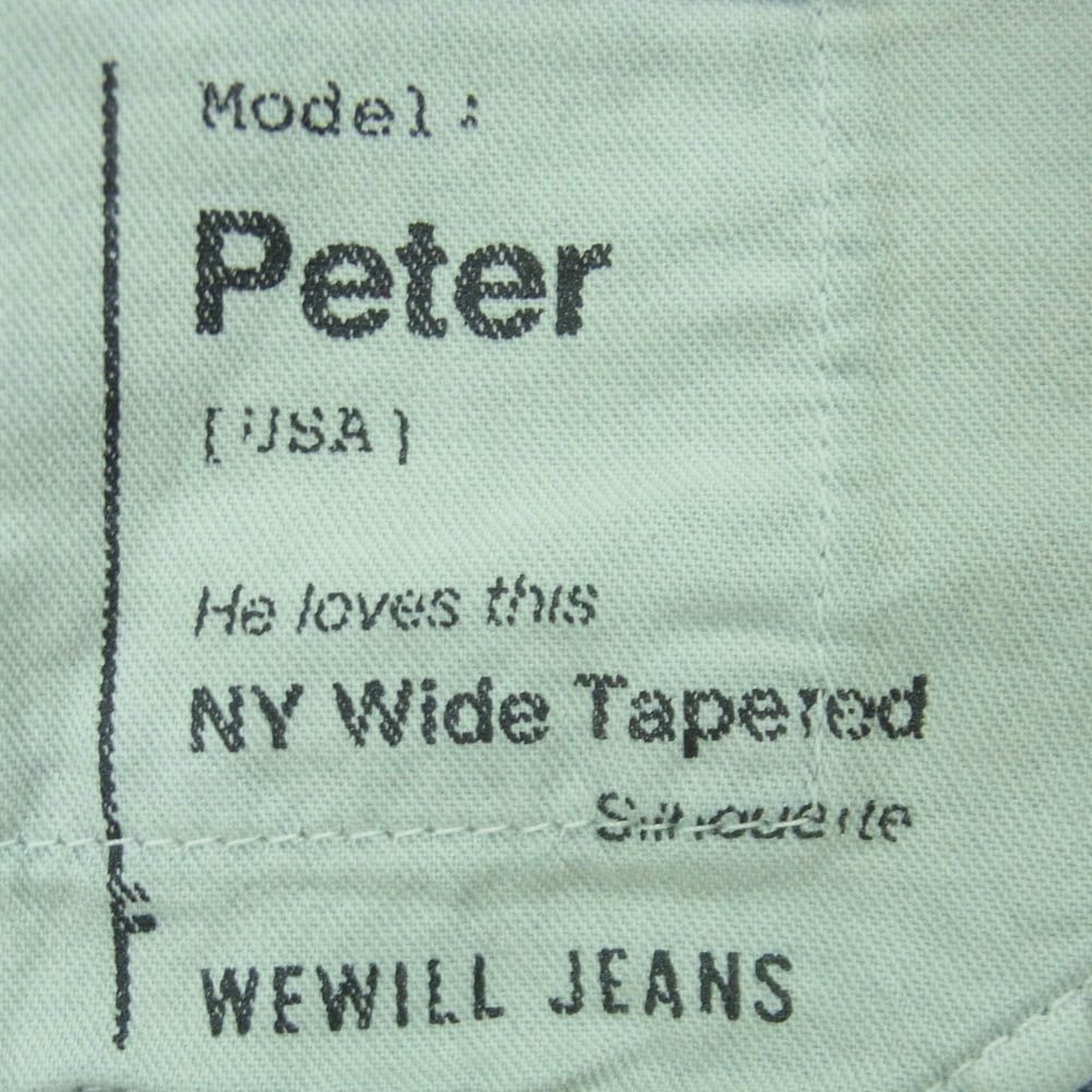 ウィーウィル WEWILL W-000-6013 WIDE TAPERED DENIM PANT ワイド